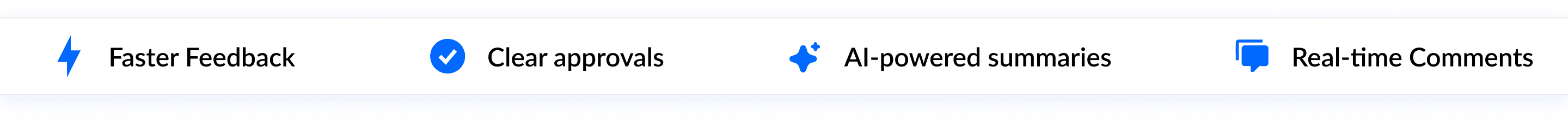 Proofrr Benefits: Faster Feedback, Clear Approvals, AI-powered Summaries, Real-time Comments