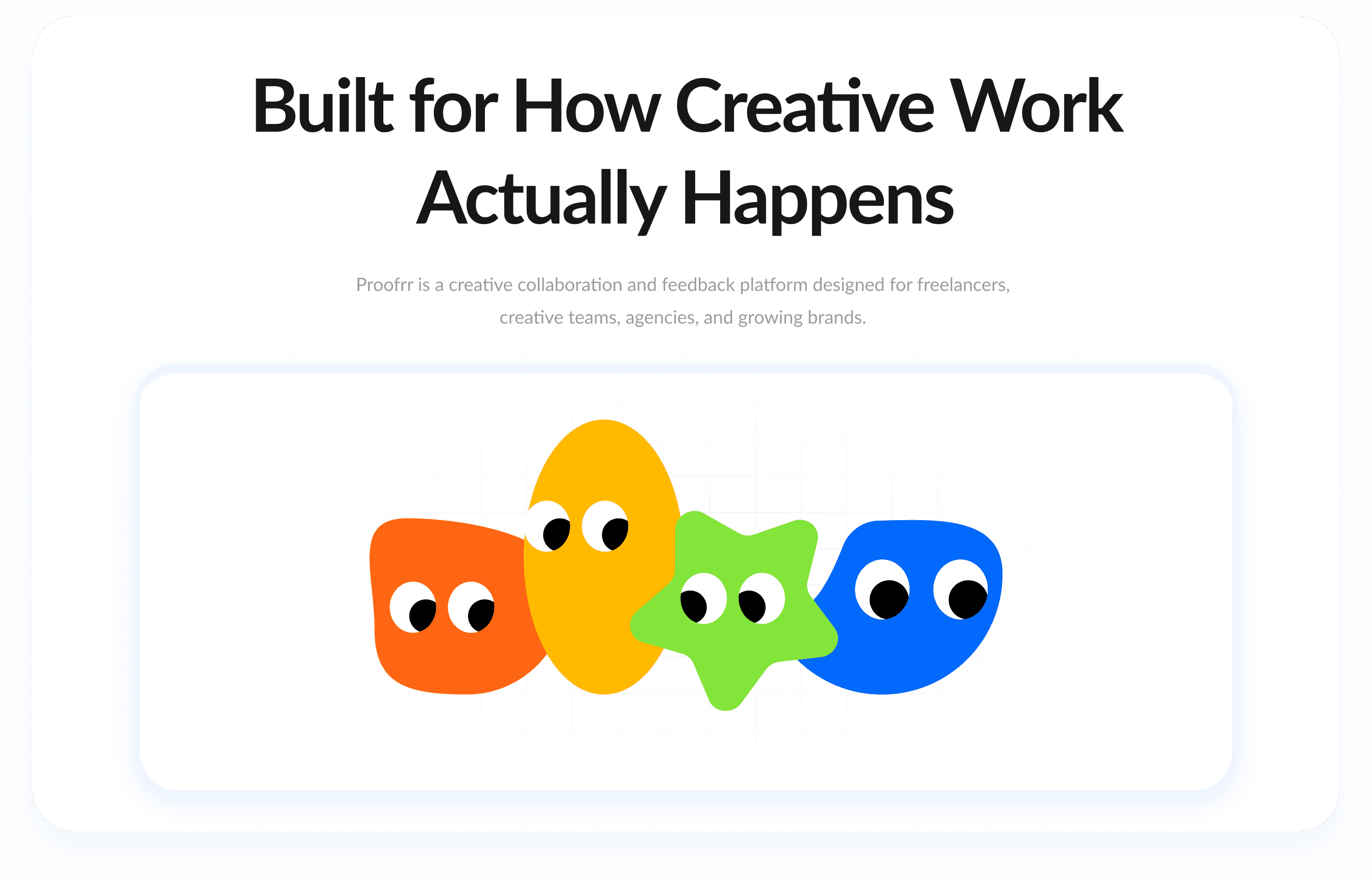 Built for How Creative Work Actually Happens